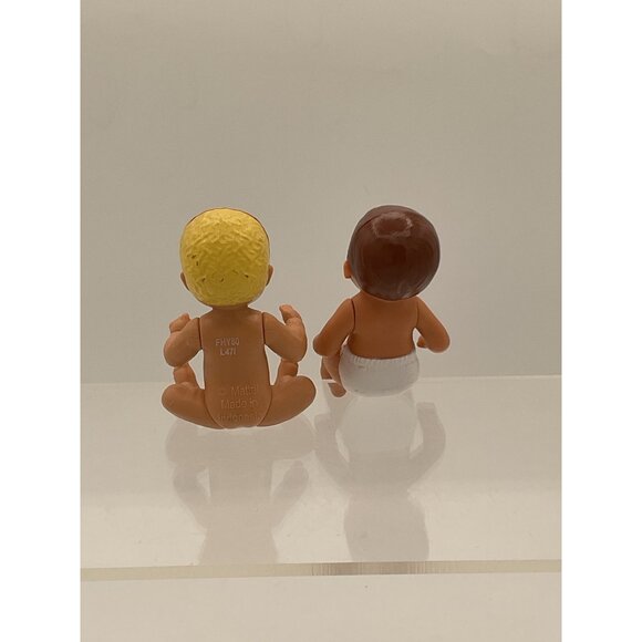 Mattel Barbie Baby Dolls Blond & Brunette Infants - Picture 2 of 2